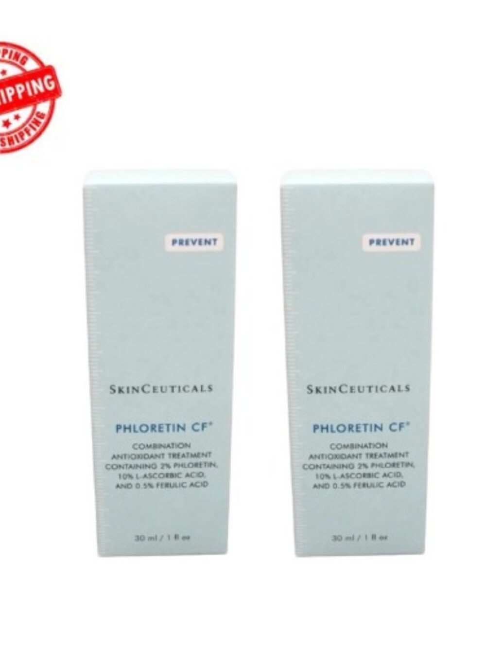 2 PK SKINCEUTICALS PHLORETIN CF ANTIOXIDANT TREATMENT 1 OZ